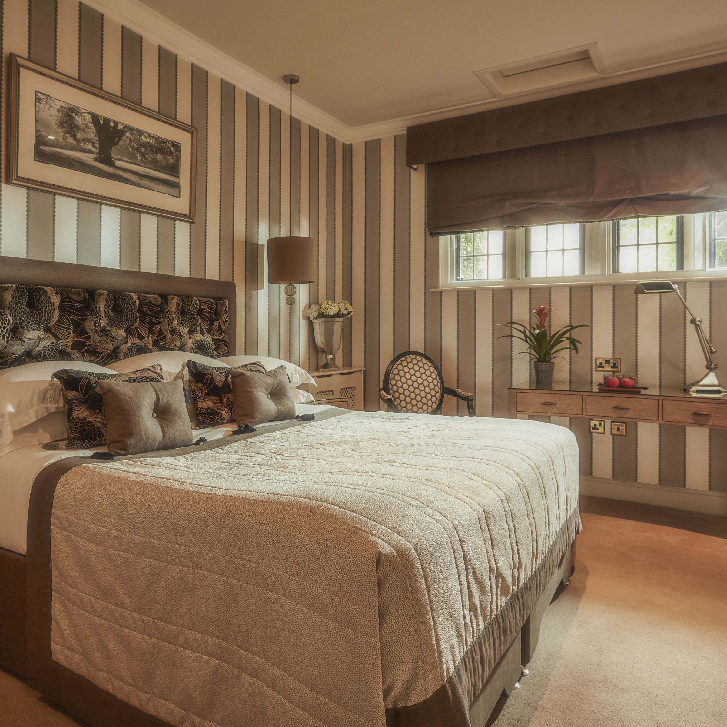 Bovey Castle luxury bed and room
